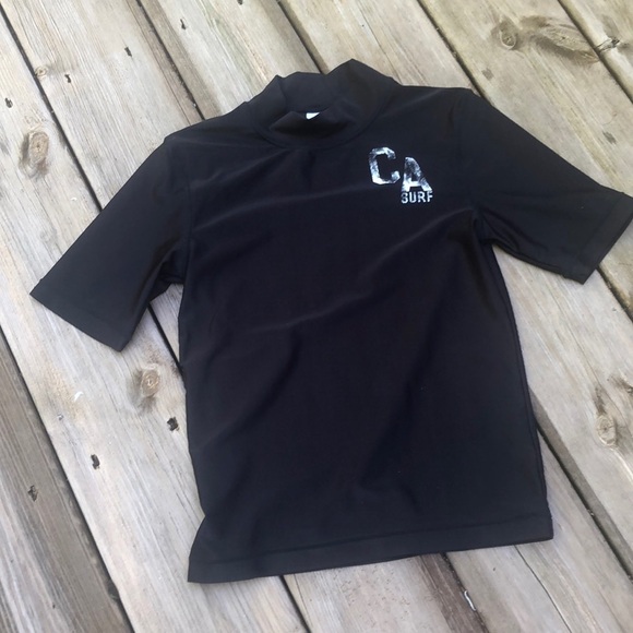 Boys Black Rashguard: Cherokee: size 8/10 M - Picture 1 of 4